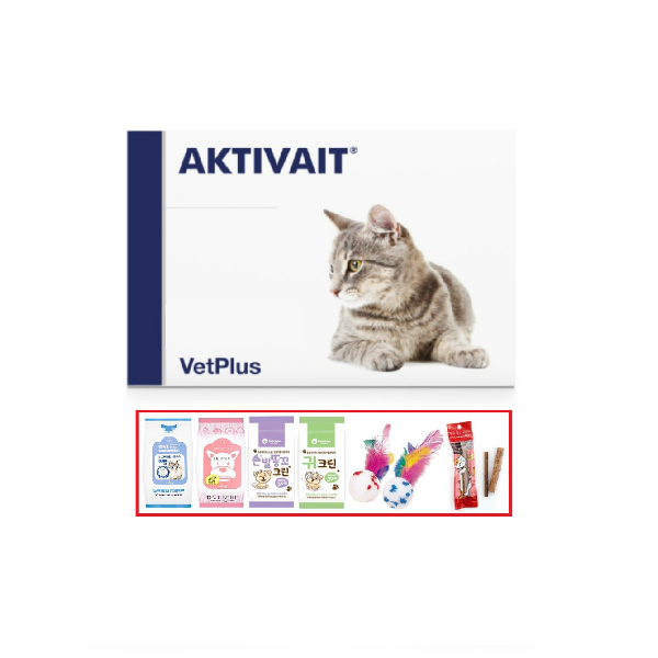 벳플러스 액티베이트 고양이용 60캡슐 항산화제 영양제